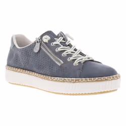 Basket Basse Cuir Rieker Sheepsuede