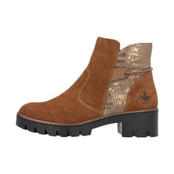 Bottine Cuir Rieker Columno - Marron