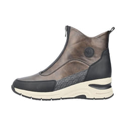 Basket Montante Cuir Rieker Kasanga - Marron Combi