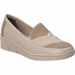 Mocassin Compensée Cuir Reker Lugano