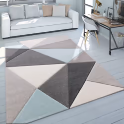 Tous les tapis à poil ras de cette collection vous séduiront par leur design unique. Les lignes claires modernes et les coule ...