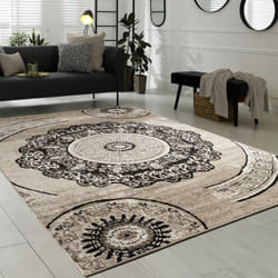 Paco Home - Tapis De Créateur Motif Mandala Brun 240x340 cm