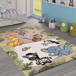 Les tapis colorés pour enfants apportent de la bonne humeur et du plaisir dans chaque chambre d'enfant. Ici, les petits peuve ...