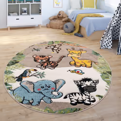 Les tapis colorés pour enfants apportent de la bonne humeur et du plaisir dans chaque chambre d'enfant. Ici, les petits peuve ...
