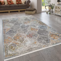 Les superbes tapis de cette collection au style artisanal haut de gamme sont réalisés selon la technique en armure de gaze qu ...