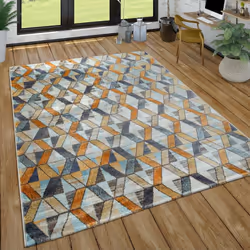 Grâce à leurs motifs abstraits et leurs losanges décoratifs, les tapis de cette collection attirent les regards sur votre sal ...