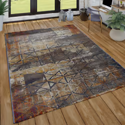 Grâce à leurs motifs abstraits et leurs losanges décoratifs, les tapis de cette collection attirent les regards sur votre sal ...