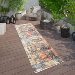 Paco Home - Tapis Intérieur Extérieur Moderne Design Nomade Terrasse Résistant Coloré 60x100 cm
