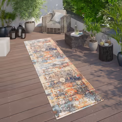 Vous souhaitez un tapis à poils ras moderne, à la fois original et discret;? Dans cette collection créative, un motif géométr ...