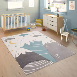Pour les enfants alpinistes et les aventuriers du jeu, attention, car il existe maintenant des tapis poils ras très tendance ...
