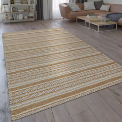 Les motifs géométriques originaux et les tons naturels confèrent à ces tapis d'intérieur un charme organique particulier. Les ...