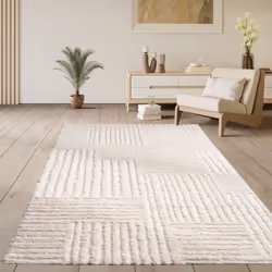 Grâce à ce tapis shaggy convivial, vous apportez une touche de confort dans votre intérieur, sans avoir à renoncer à une esth ...