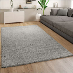 Paco Home - Tapis Poils Longs Gris Salon Shaggy Moelleux Doux Résistant 200x280 cm
