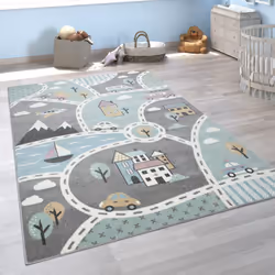 Description générale Notre tapis pour enfant de la collection bariolée séduit avec son univers multicolore aux coloris pastel ...