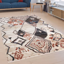 Les élégants tapis de cette collection affichent des motifs colorés abstraits ou d'inspiration orientale, ce qui rend ces mod ...