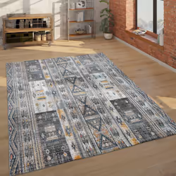 Pour une touche d'originalité sur vos sols : Confortables et rustiques, ces tapis au superbe style ethnique, aux couleurs dél ...