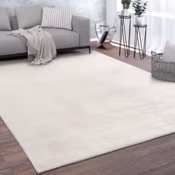 Tapis à poils ras doux pour salon - PACO HOME - Beige 80x150 cm