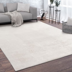 Tapis à poils ras doux pour salon - PACO HOME - Beige 80x150 cm