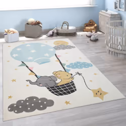 Et l'heure du coucher devient un jeu d'enfant : Avec ces merveilleux tapis féériques, vos bambins partent en montgolfière exp ...