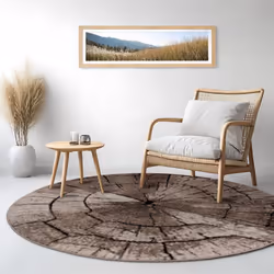 Ce tapis reproduisant les motifs dâun tronc dâarbre est extrêmement réaliste grà¢ce à; de nombreux détails. Il vous permet dâ ...