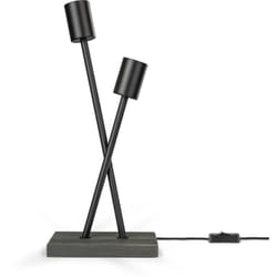 Paco Home - Lampe De Table Lampadaire Vintage E27 Salon Industriel Design Moderne led Rétro Lampe de table, Noir