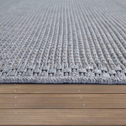 Paco Home - Tapis Intérieur Extérieur Balcon Terrasse Cuisine Design Bordures Moderne Beige 200 cm rond
