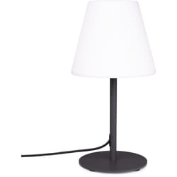 Paco Home - Lampadaire Intérieur Extérieur Batterie Jardin Terrasse Rechargeable Blanc, Lampe de table 2 (Connecteur)