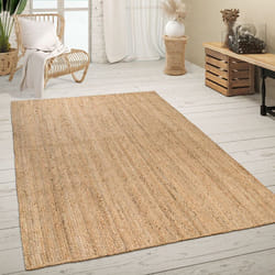 Paco Home - Tapis De Salon Fibres Naturelles Jute Artisanal Motif Moderne Abstrait 120x170 cm, Naturelle 2