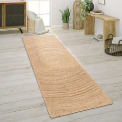 Paco Home - Tapis De Salon Fibres Naturelles Jute Artisanal Motif Moderne Abstrait 60x100 cm, Naturelle