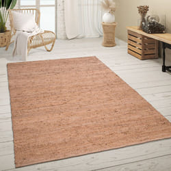Paco Home - Tapis De Salon Fibres Naturelles Jute Artisanal Motif Moderne Abstrait 200x290 cm, Naturelle 4