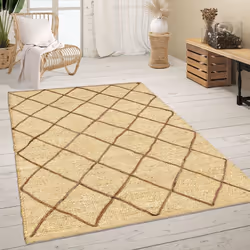 N’attendez pas pour acquérir ces tapis à tissage plat au style authentique. En effet, leur esthétique tendance en jute nature ...