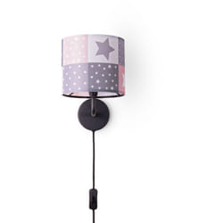 Paco Home - Lampe De Chevet Chambre Enfant Lampe à Poser Colorée Applique Arc-En-Ciel Lampe murale - Noir, Design 3 (Ø18 cm)