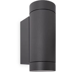 Paco Home Luminaire Extérieur Lampe Murale Abri De Jardin Applique IP54 3000K Anthracite, Type 1 - 2x GU10