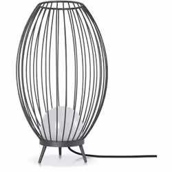 LE LUMINAIRE: Évoquant un brasero stylisé, ce superbe luminaire d'extérieur à effet osier diffuse une lumière rustique chaleu ...