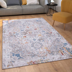 Paco Home - Tapis De Salon Tapis Poils Ras Motif Oriental Ornements Tapis Vintage 160x220 cm, Multicolore