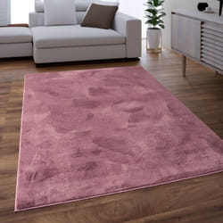 Paco Home - Tapis Salon Adulte Poil Long Shaggy Lavable En Machine Moelleux Pelucheux RosaRose Mauve 160x230 cm