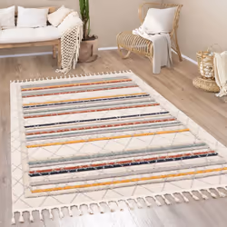Une ambiance chaleureuse est essentielle pour avoir un intérieur confortable. Avec cette splendide collection de tapis tendan ...