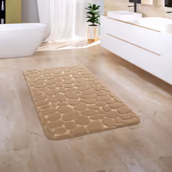 Transformez votre salle de bains en oasis de bien-être ! Les élégants tapis de bain de cette collection affichent un style mo ...