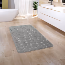 Transformez votre salle de bains en oasis de bien-être ! Les élégants tapis de bain de cette collection affichent un style mo ...