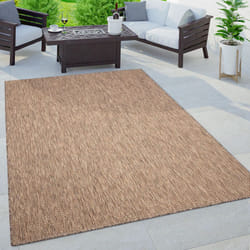 Paco Home - Tapis Exterieur Terrasse Salon Cuisine Moderne Motif Boho Uni Moucheté 60x100 cm, Beige