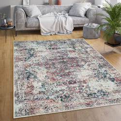 Paco Home - Tapis Salon Chambre Adulte Tissage Plat Moderne Oriental Marocain Vintage Lavable 60x100 cm, Multicolore