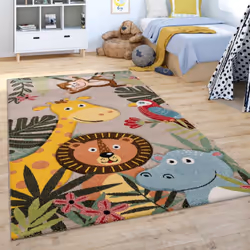 Les tapis colorés pour enfants apportent de la bonne humeur et du plaisir dans chaque chambre d'enfant. Ici, les petits peuve ...