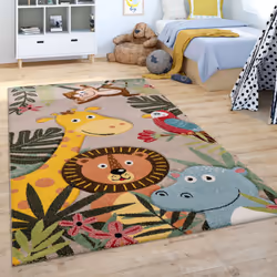 Les tapis colorés pour enfants apportent de la bonne humeur et du plaisir dans chaque chambre d'enfant. Ici, les petits peuve ...