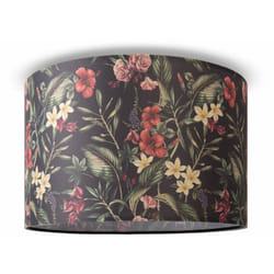 Paco Home - Plafonnier Salon Lampe Table à Manger Suspension Fleurs Palmiers Déco E27 Design 5 (Ø45,5 cm), Plafonnier - Noir
