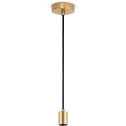 Paco Home - Plafonnier Salon Lampe De Salle à Manger Suspension Table à Manger Moderne Laiton brossé, Lampe suspendue à 1 place