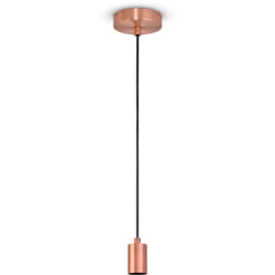 Paco Home - Plafonnier Salon Lampe De Salle à Manger Suspension Table à Manger Moderne Cuivre brossé, Lampe suspendue à 1 place