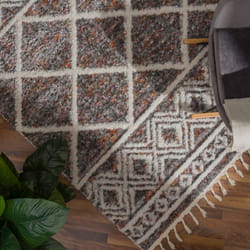 Paco Home Tapis Salon Chambre Adulte Poil Long Shaggy Moderne Boho Scandinave Franges 80x150 cm, Multicolore 4