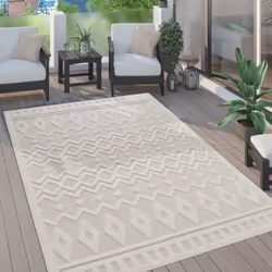 Magnifiques et modernes, ces tapis d’intérieur et d’extérieur élégants apportent une note rayonnante à tout sol en béton, mêm ...