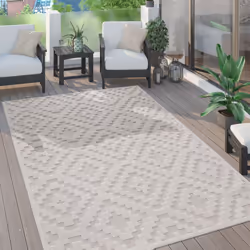 Magnifiques et modernes, ces tapis d’intérieur et d’extérieur élégants apportent une note rayonnante à tout sol en béton, mêm ...