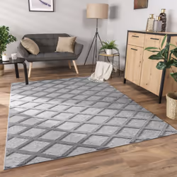 ; On n’est jamais déçu par les grands classiques;! Ces tapis à poils ras élégants se distinguent par un motif diamant tendanc ...